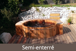 Spa bois semi enterre Spa bois semi enterre