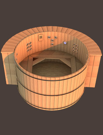 Spa jacuzzi-bois exterieur 24 jets Annecy Spa jacuzzi-bois exterieur 24 jets Annecy
