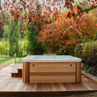 Spa Rigide 6-7 places Habillage Bois