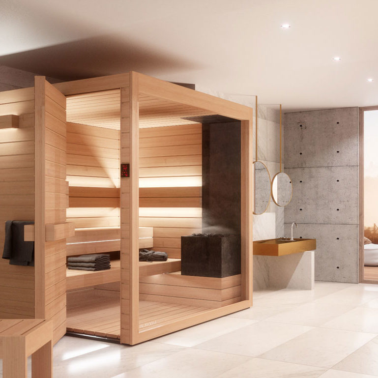 Achat Installation Sauna Design Bois Lumina Annecy