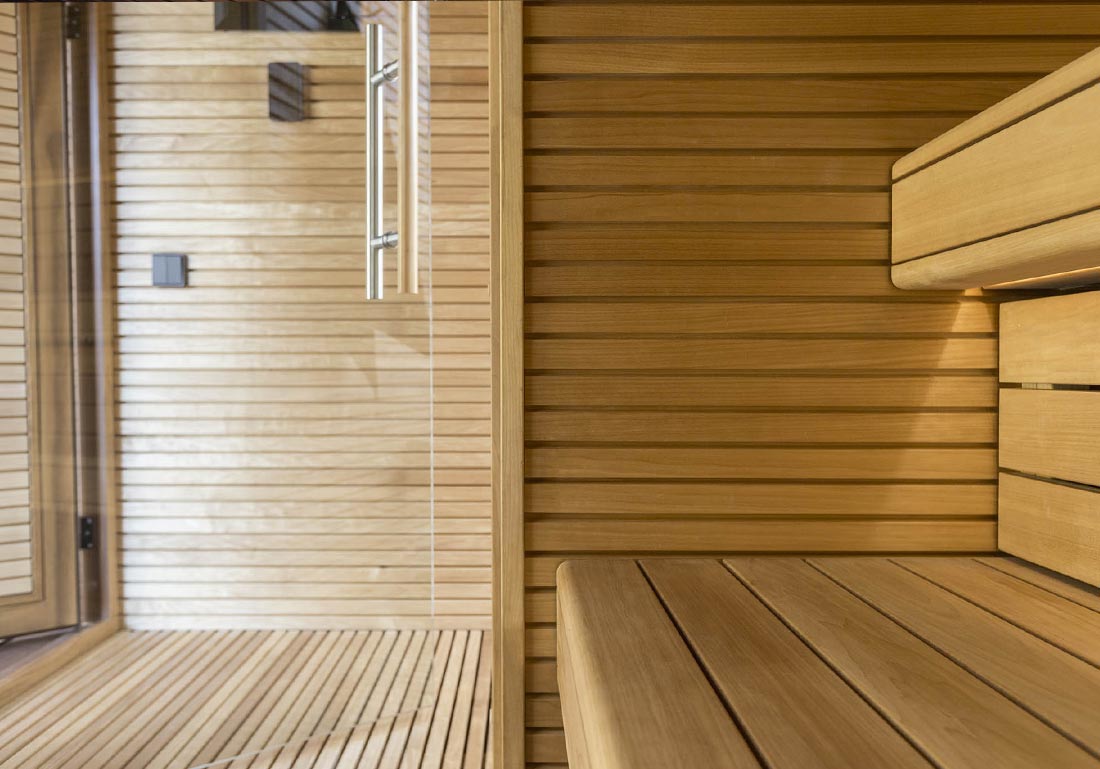 Installation Sauna Luxe Exterieur Bois Lausanne