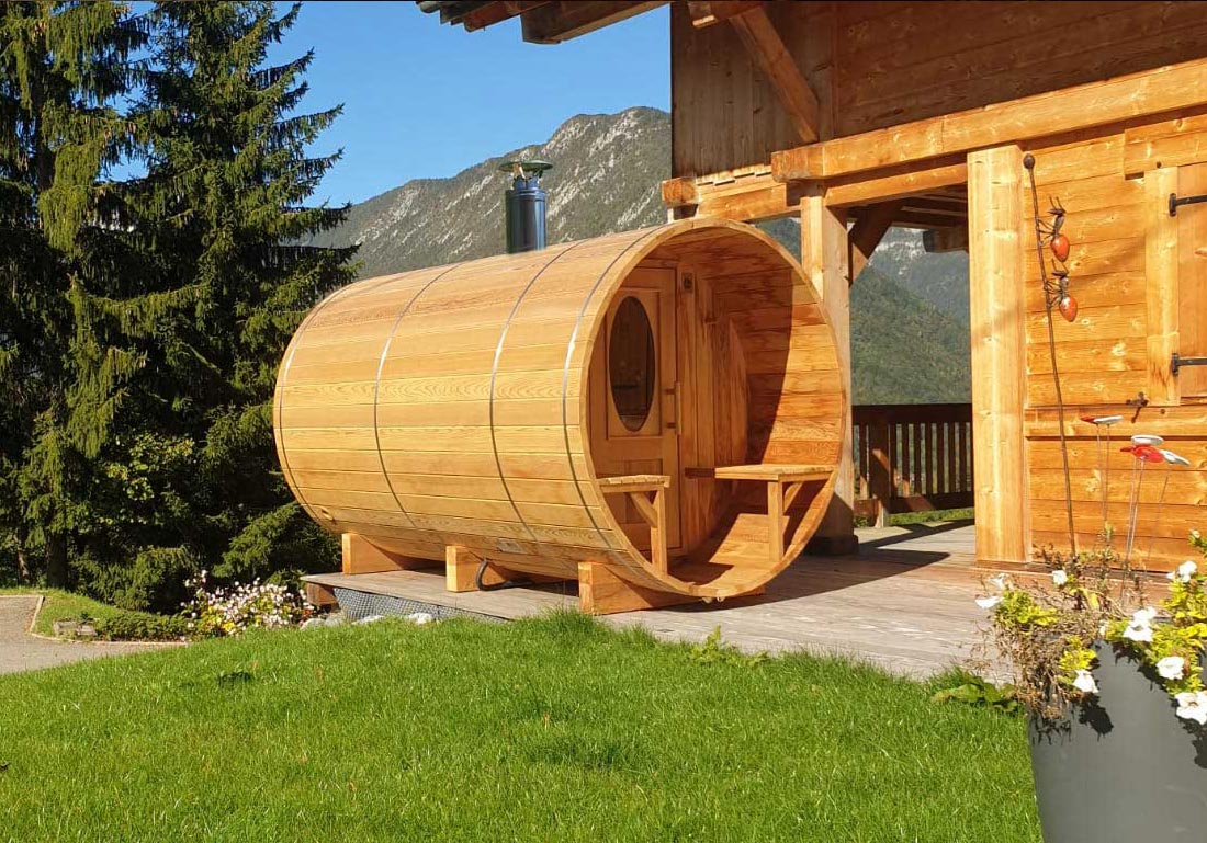 Sauna Exterieur Tonneau Bois Geneve Lausanne