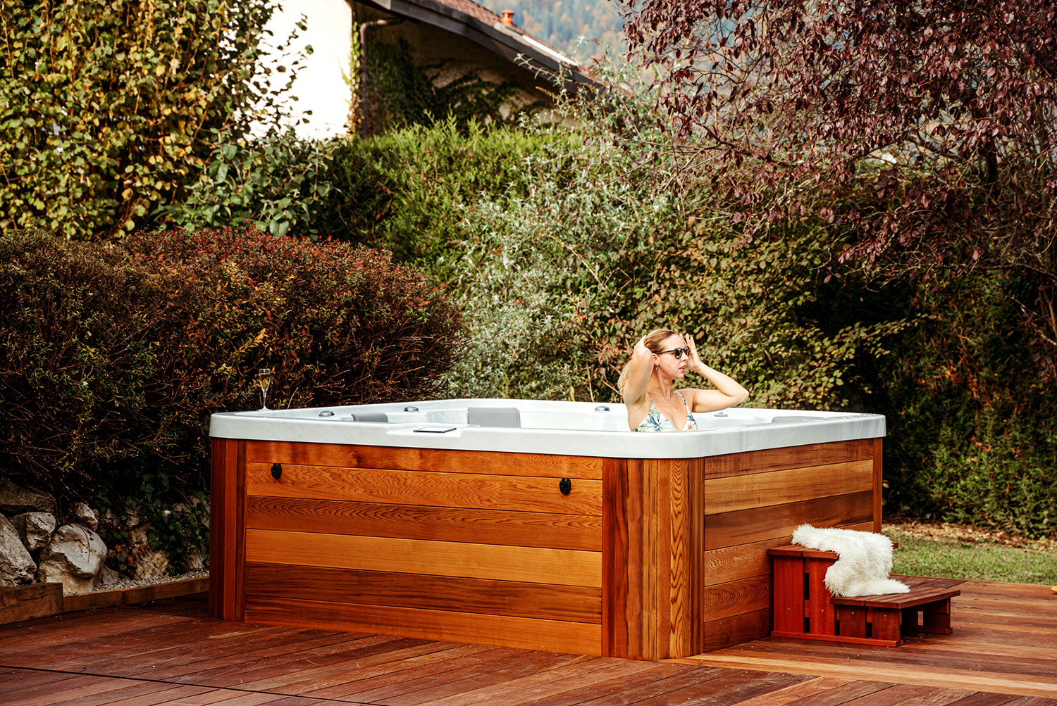 Spa jacuzzi exterieur - Gamme de spas de qualité Viskan - Suisse