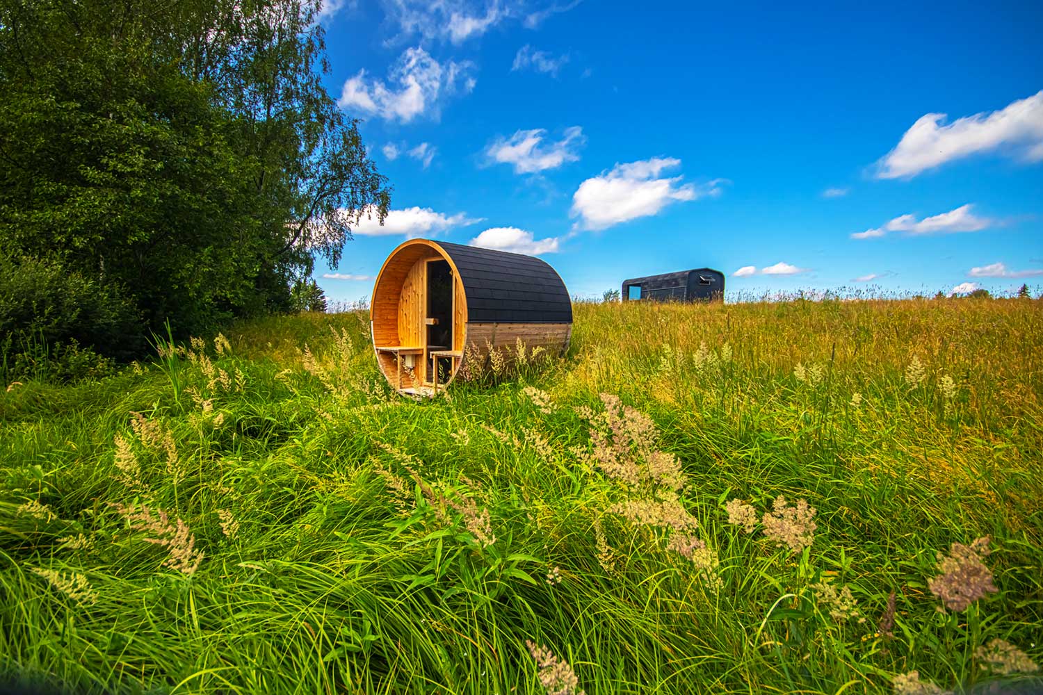 Sauna Exterieur Tonneau Jardin Amenagement Pas Cher