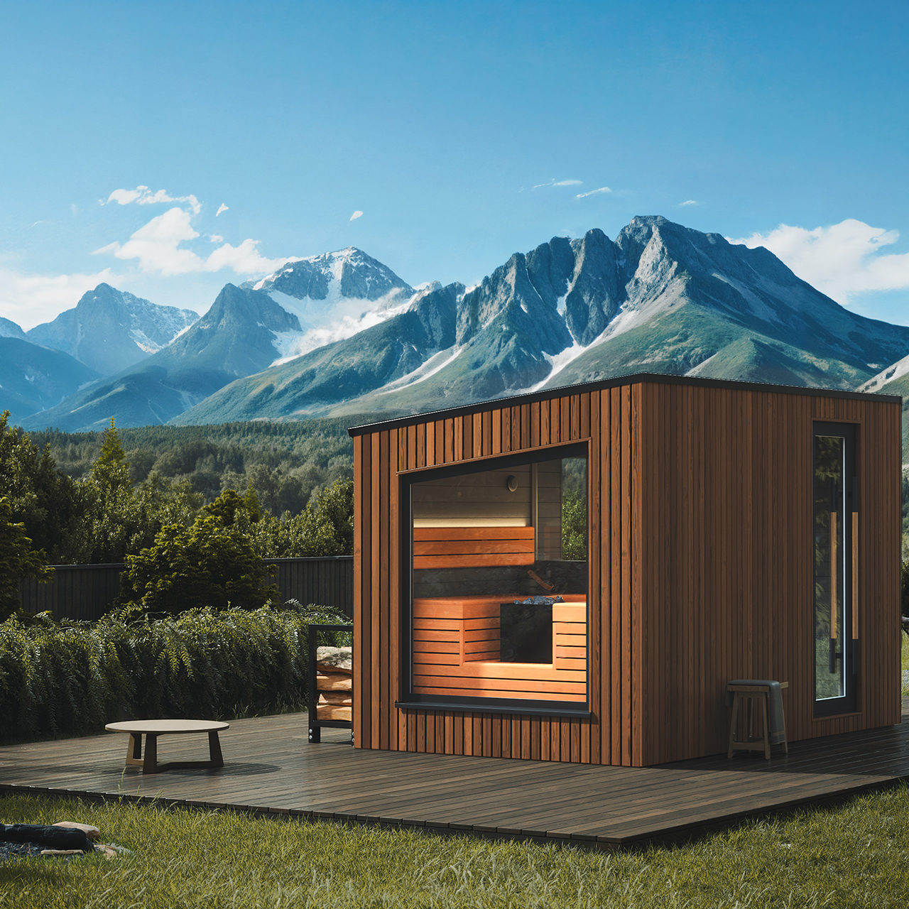 Sauna Exterieur moderne Auroom