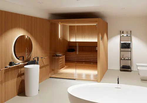 Sauna Intérieur Design Bois Libera