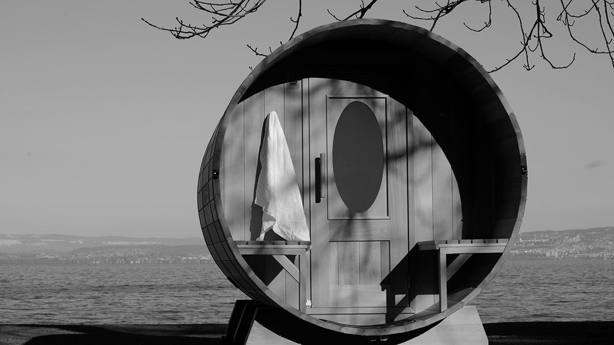 Sauna Bulle Bois Cedre Rouge Luxe Sauna Bulle Bois Cedre Rouge Luxe