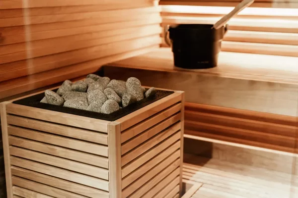 Sauna Intérieur Traditionnel Poele à Bois