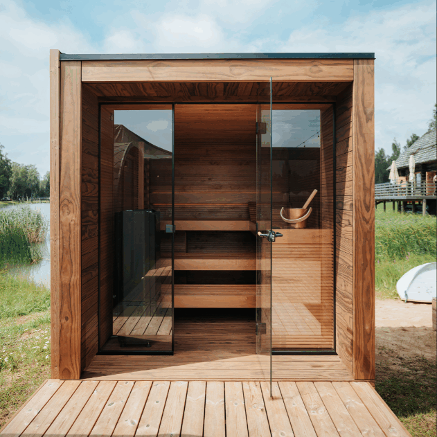 sauna aurea vue exterieure