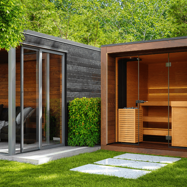 sauna exterieur aurea
