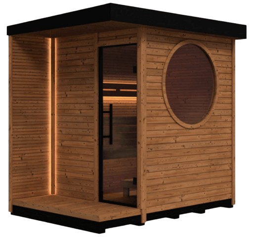 sauna exterieur kaia